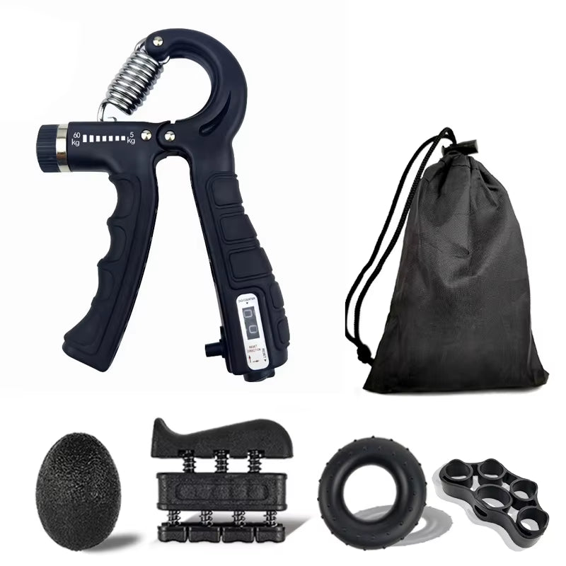 Adjustable Finger and Forearm Strengthening System - Enhance Grip Strength and Flexibility with Resistance Hand Grippers