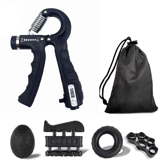 Adjustable Finger and Forearm Strengthening System - Enhance Grip Strength and Flexibility with Resistance Hand Grippers