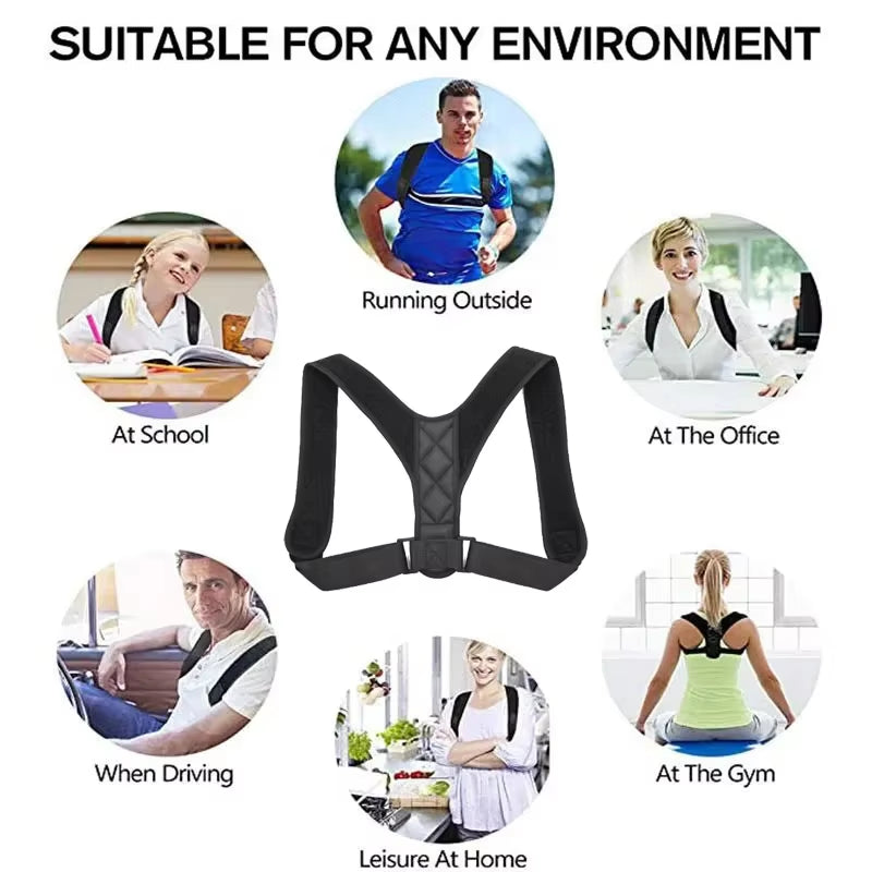 Adjustable Posture Corrector — Back & Shoulder Support Brace