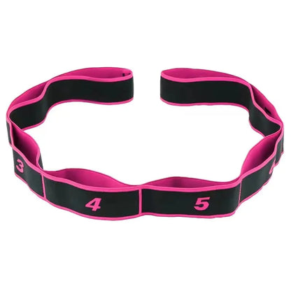 High Elasticity Multi-Segment Yoga Stretch Resistance Bands for Assisted Stretching and Fitness