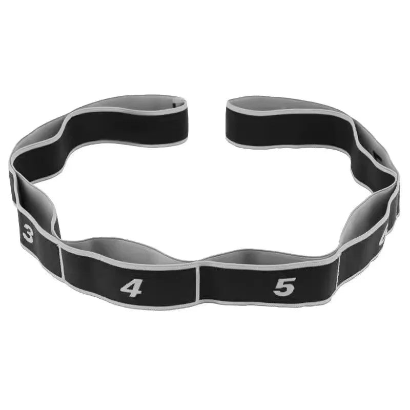 High Elasticity Multi-Segment Yoga Stretch Resistance Bands for Assisted Stretching and Fitness